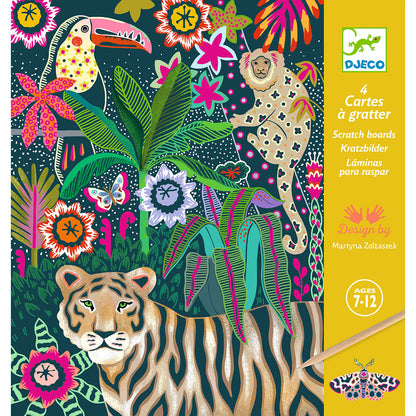 Djeco Scratch Cards, Rococo