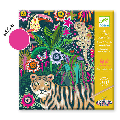 Djeco Scratch Cards, Rococo