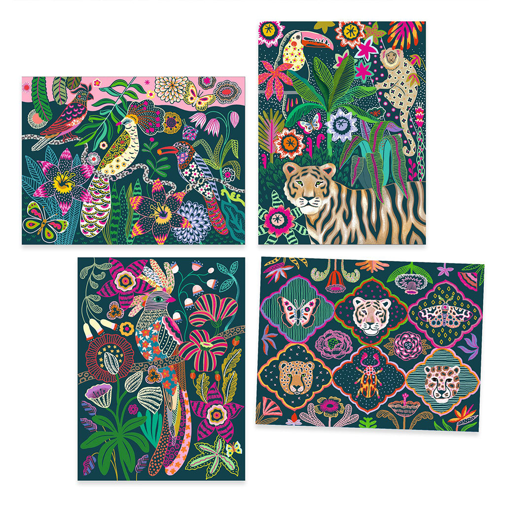 Djeco Scratch Cards, Rococo