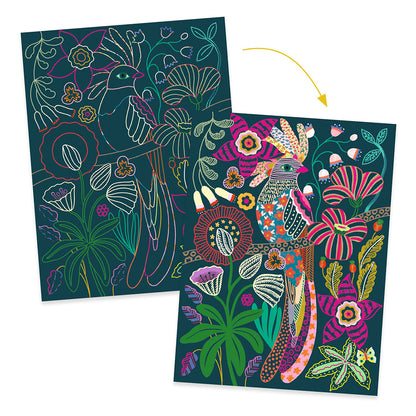 Djeco Scratch Cards, Rococo