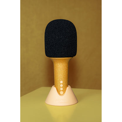 Lalarma Glitter Grove mikrofon, Guld