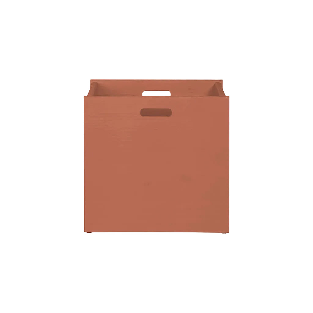By Aulum Dana bogkasse, med dybde på 30 eller 40 cm - Rusty