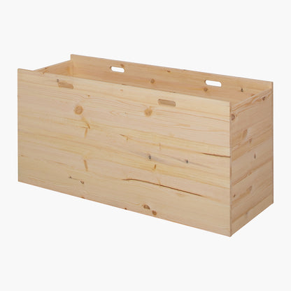 By Aulum Dana Large Storage Box with Wheels, Various Sizes - Natural