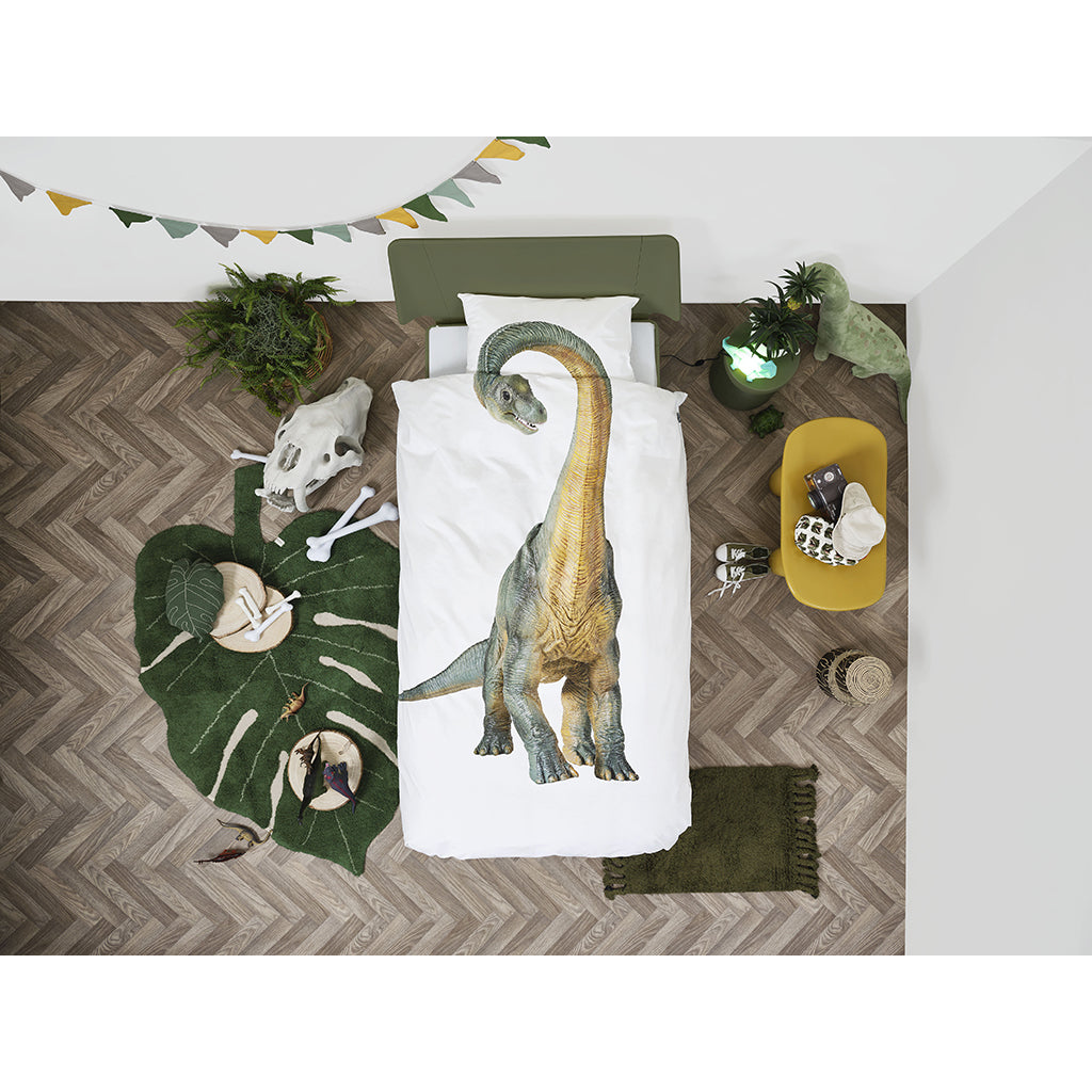 Snurk Adult Bedding, Organic - Brontosaurus
