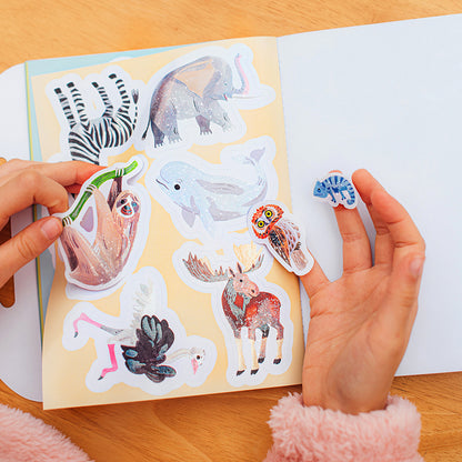 eeBoo Sticker Book, Lovely Animals
