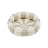 Petites Pommes badebassin Alice Emma i beige og hvid stribet design