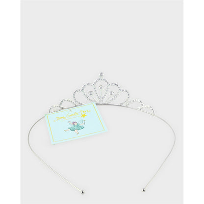 Den goda fen Headband with Diadem, Silver Rhinestone Tiara