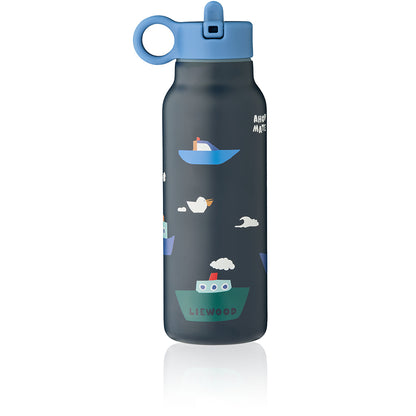 Liewood Falk Water Bottle, Thermos 350 ml - Sailing/Classic Navy