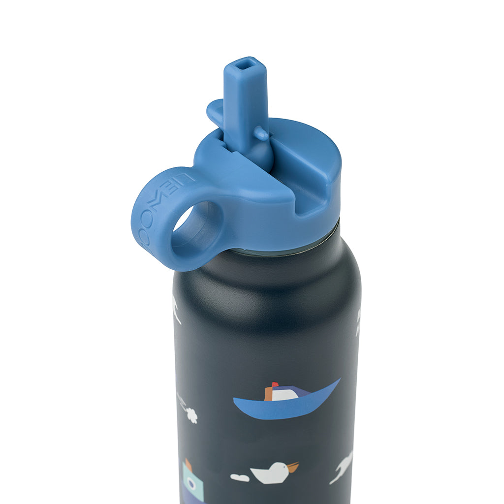 Liewood Falk Water Bottle, Thermos 350 ml - Sailing/Classic Navy