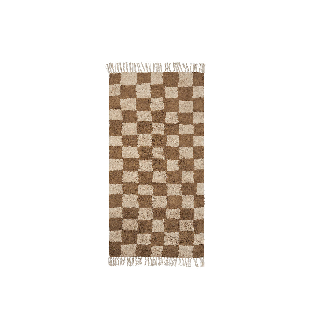 ferm Living gulvtæppe, Mara washable Rug, Tan/warm sand - 80 x 150 cm