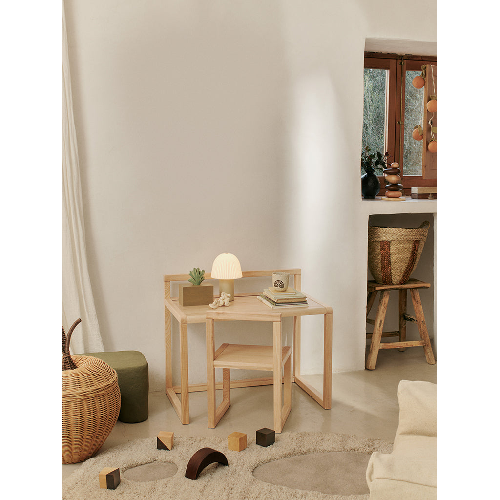 ferm Living, Frill Portable Lamp – Cashmere White
