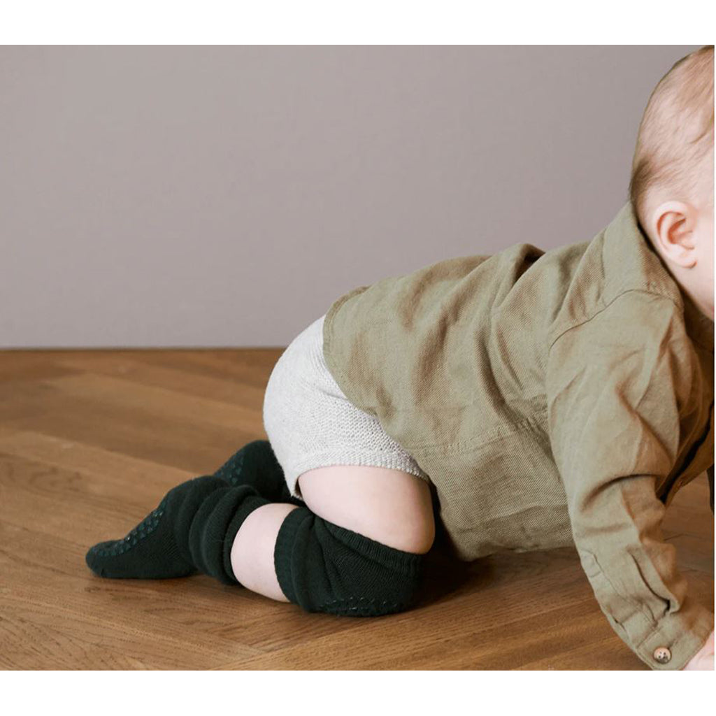 GoBabyGo knæbeskyttere m. gummidutter, Forest green