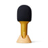 Lalarma Glitter Grove mikrofon, guld, med base og knapper