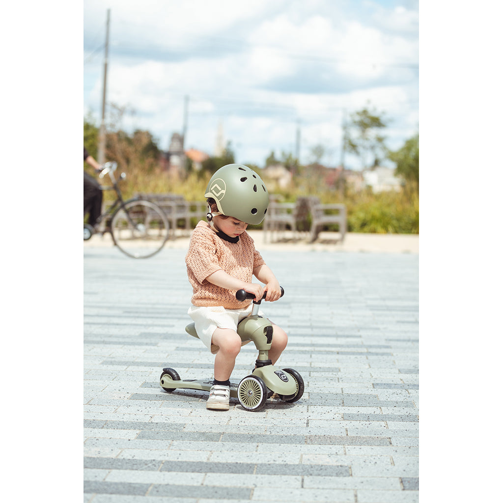 Scoot and Ride Highway Kick 1, Scooter - Olive