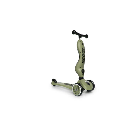 Scoot and Ride Highway Kick 1, Scooter - Olive