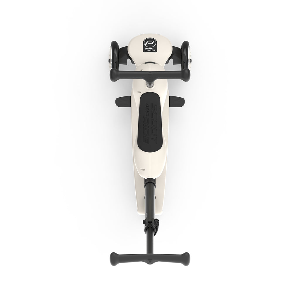 Scoot and Ride, Highway Kick 1, Push &amp; Go Scooter with Push Bar - Ash