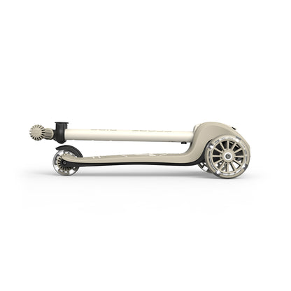 Scoot and Ride Highway Kick 3S, løbehjul - LED Ash
