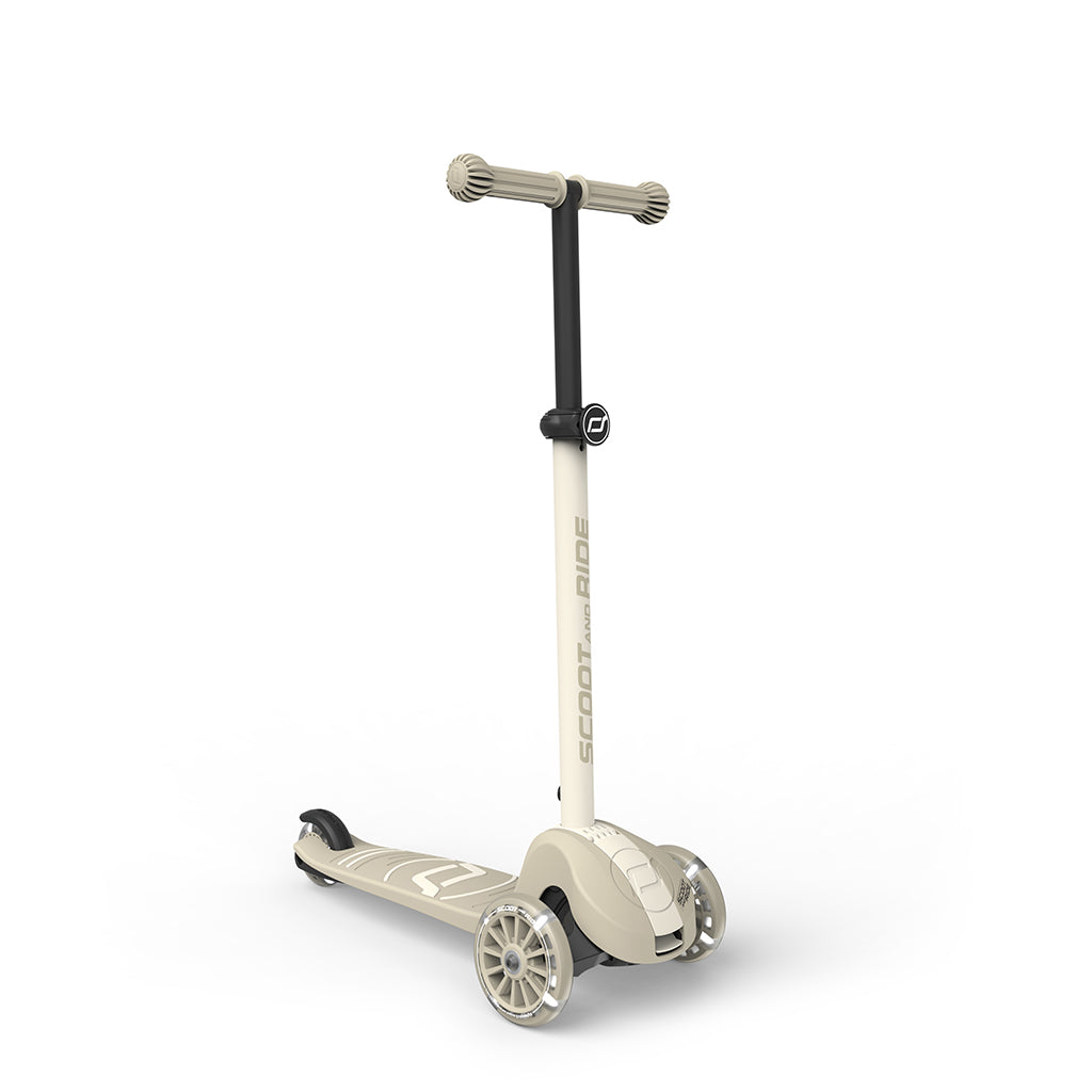 Scoot and Ride Highway Kick 3S, løbehjul - LED Ash