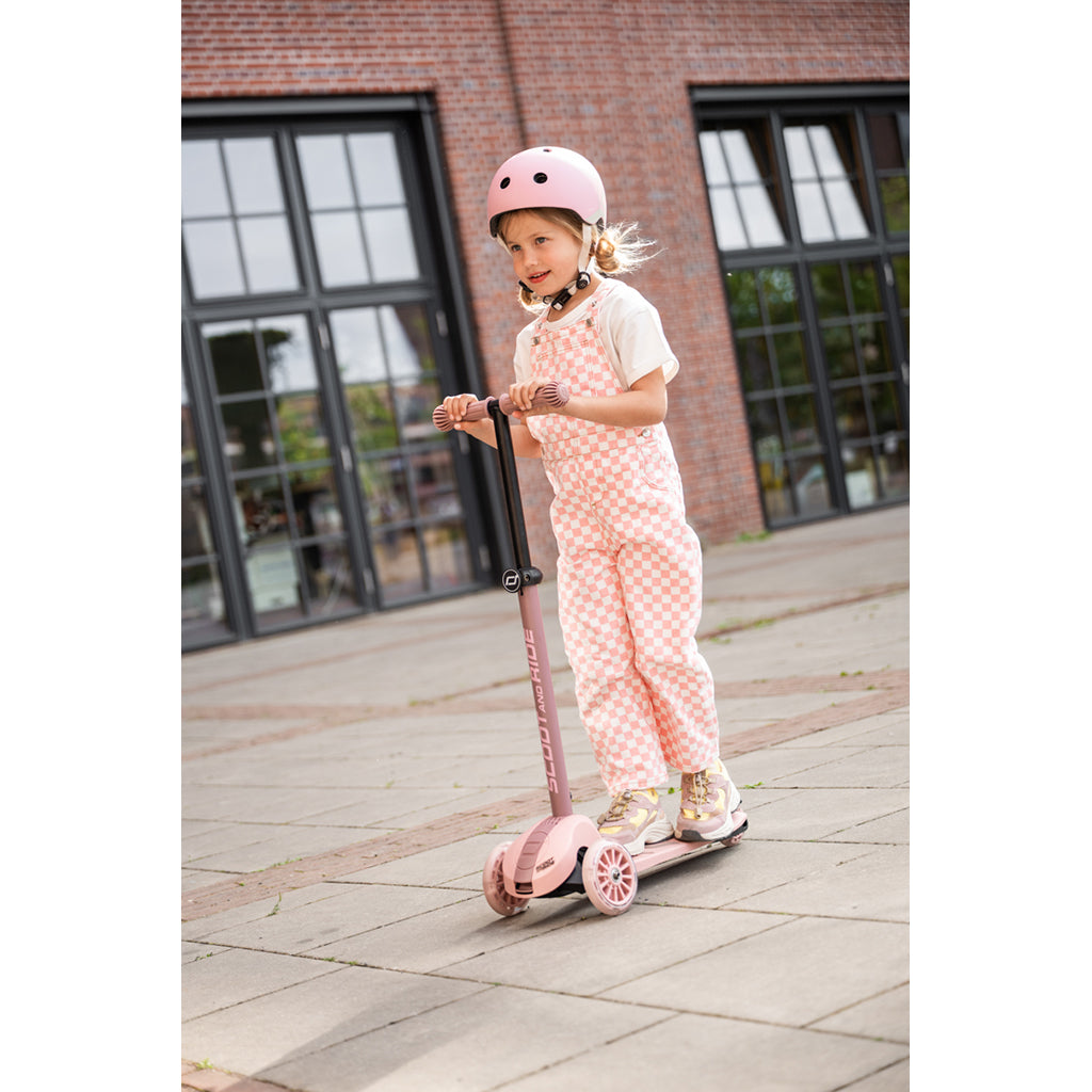 Scoot and Ride Highway Kick 3S, Scooter - LED Rose