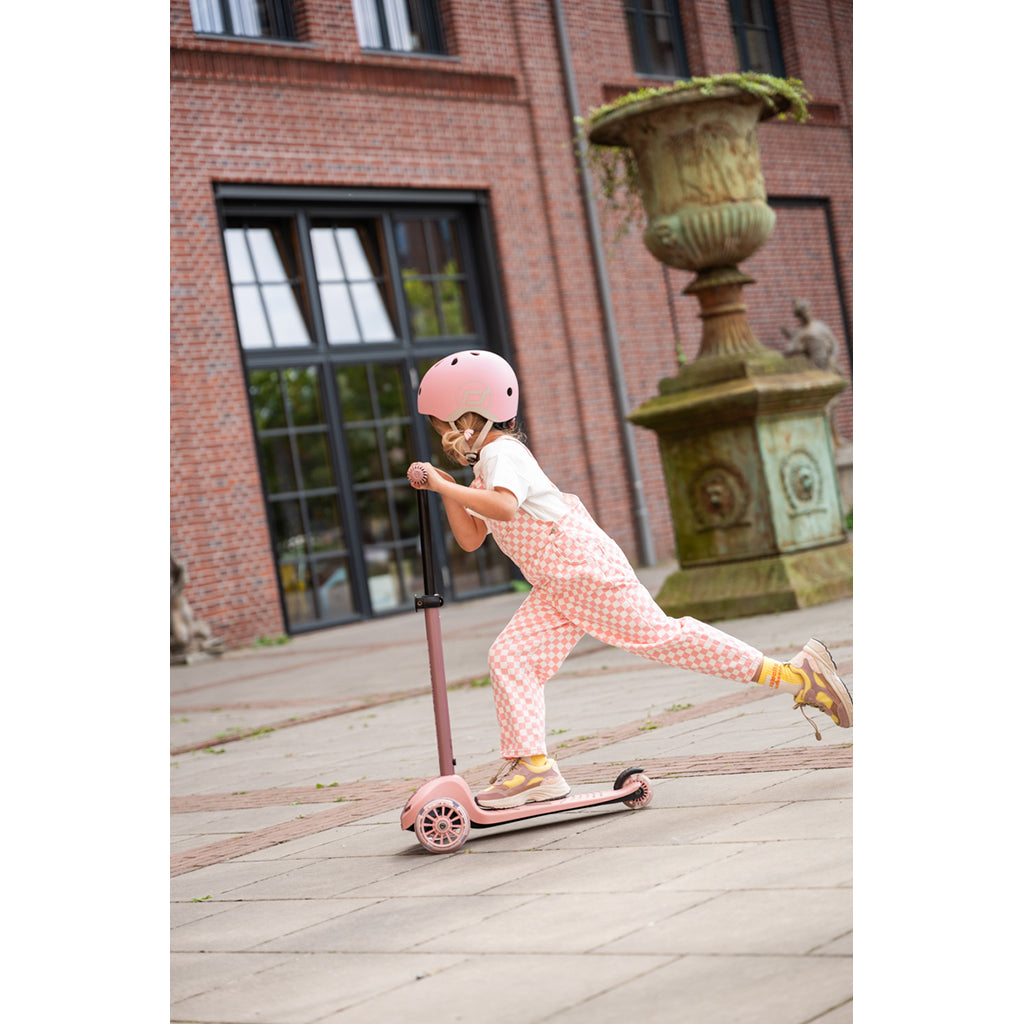 Scoot and Ride Highway Kick 3S, Scooter - LED Rose
