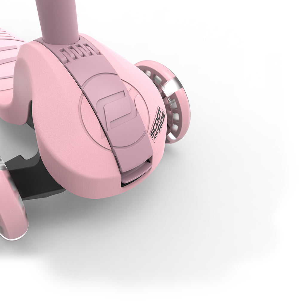 Scoot and Ride Highway Kick 3S, Scooter - LED Rose