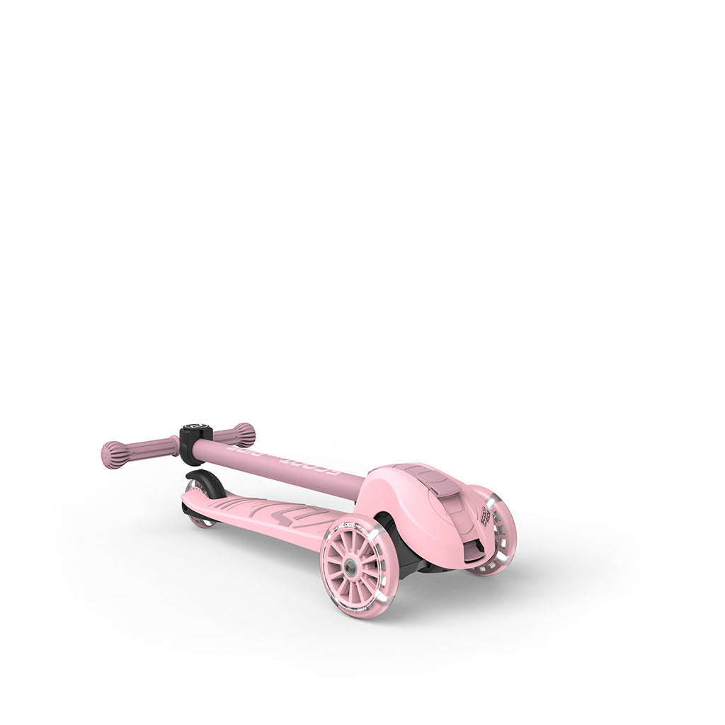 Scoot and Ride Highway Kick 3S, Scooter - LED Rose