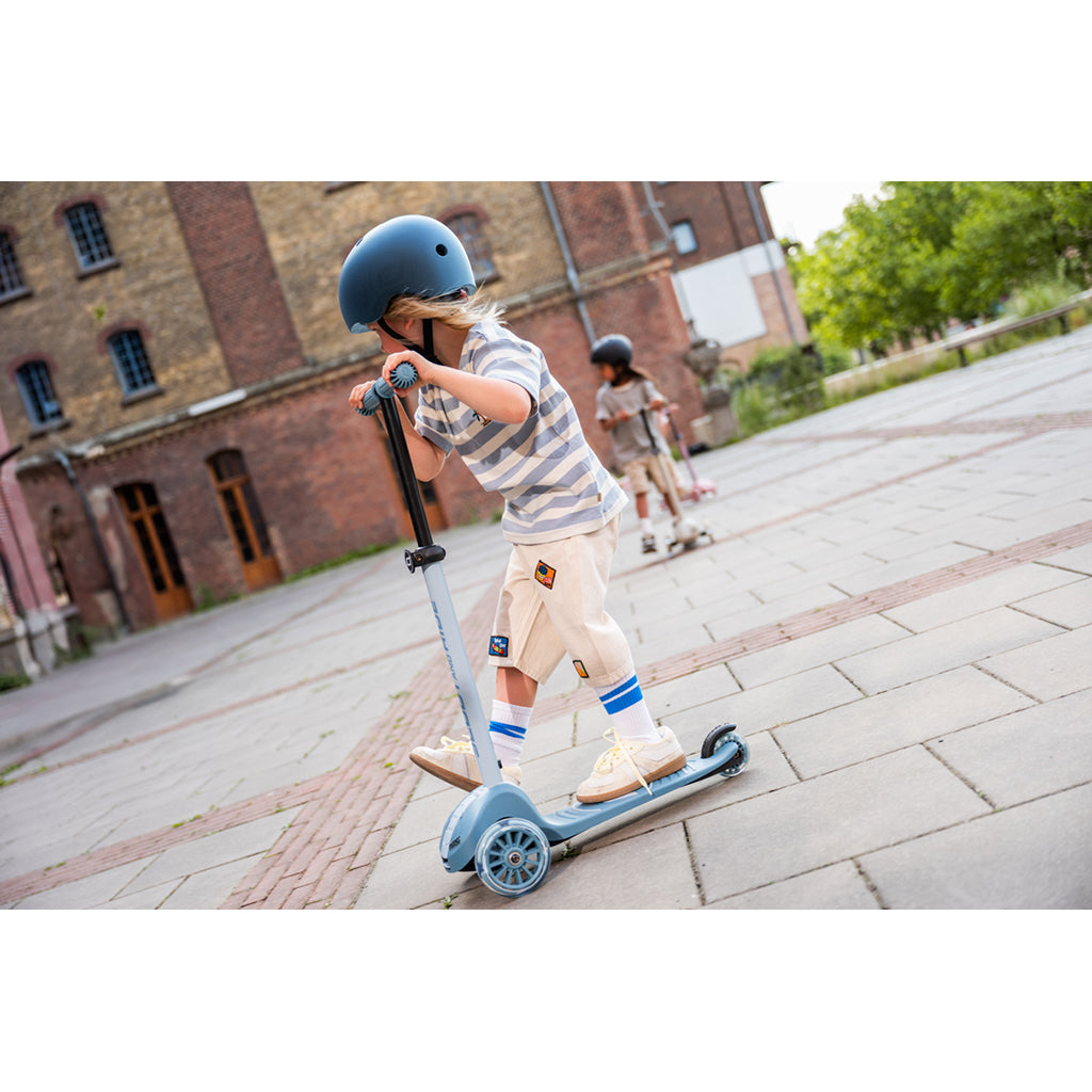 Scoot and Ride Highway Kick 3S, løbehjul - LED Forest
