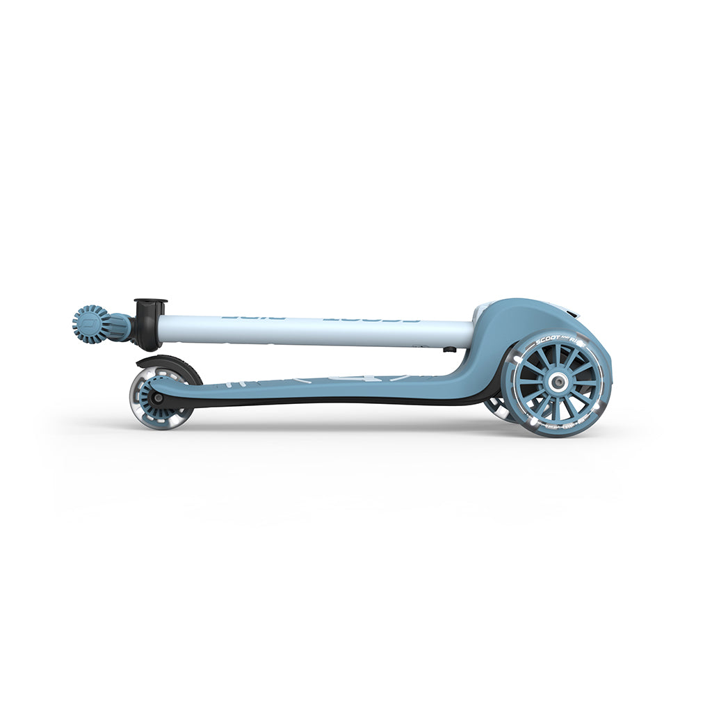 Scoot and Ride Highway Kick 3S Scooter - LED Steel