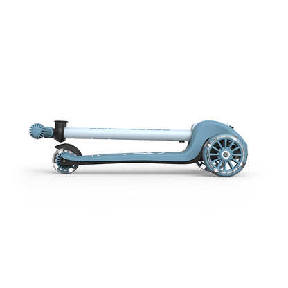 Scoot and Ride Highway Kick 3S Scooter - LED Steel