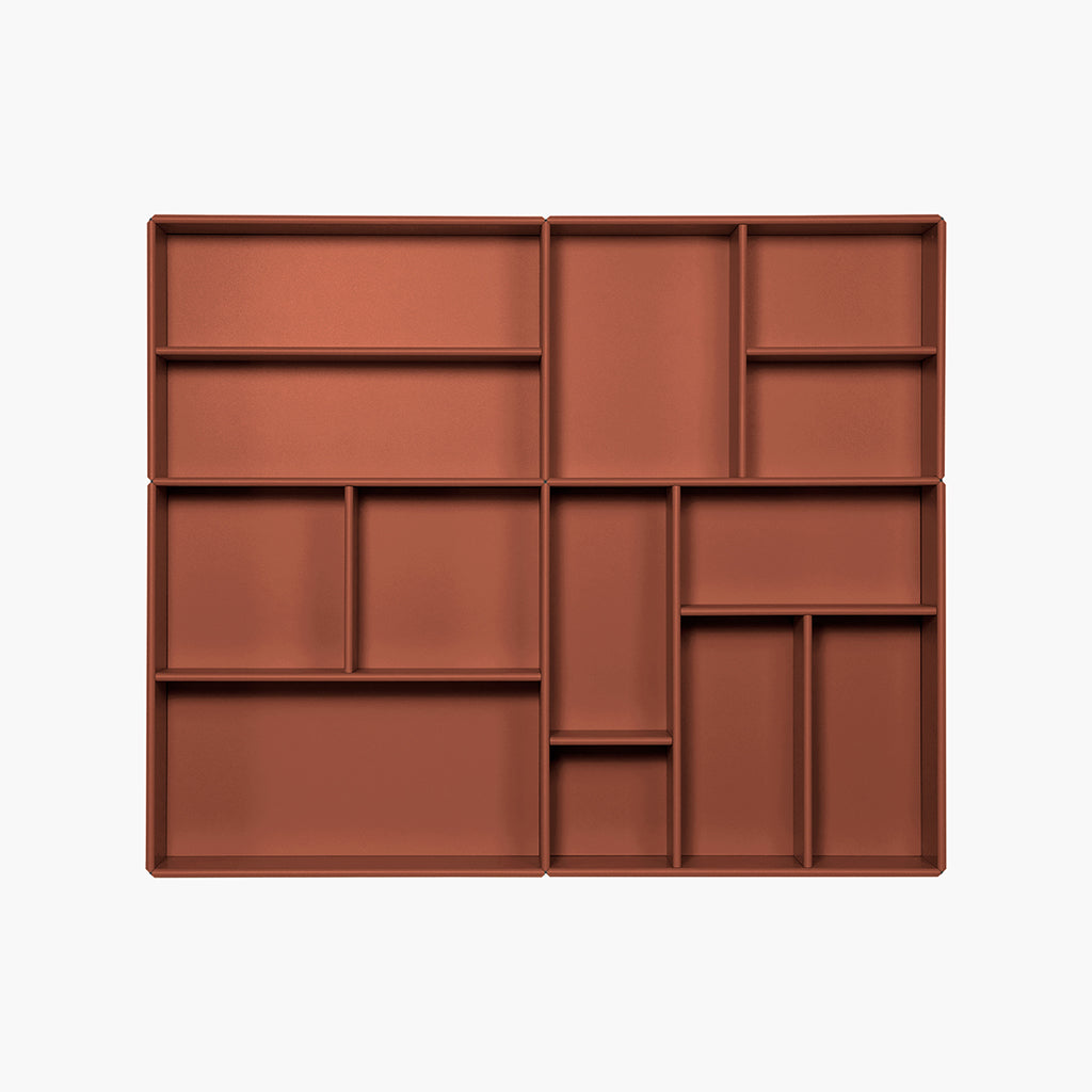 By Aulum Helena Wall Shelf, 117x97 cm - Rusty