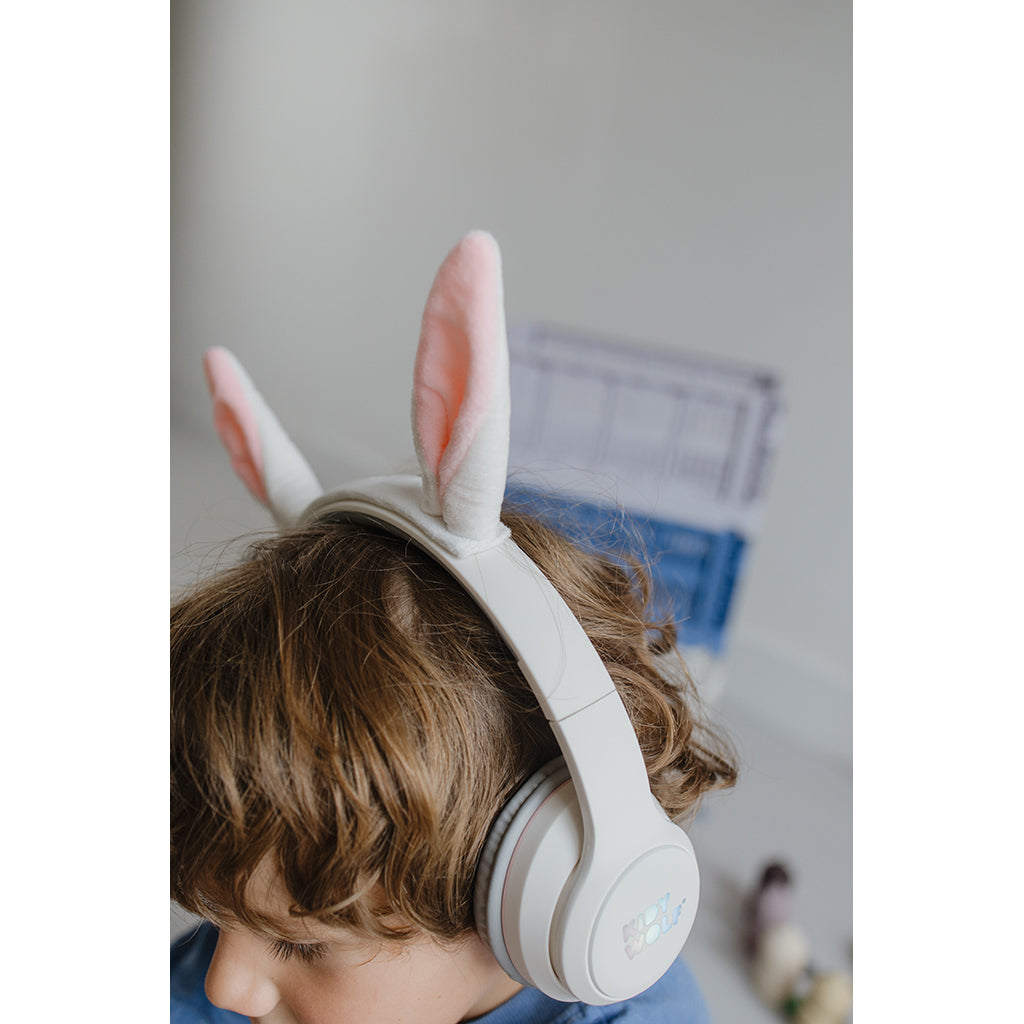 Kidyears Bluetooth høretelefoner m magnetisk dyreøre - Rabbit