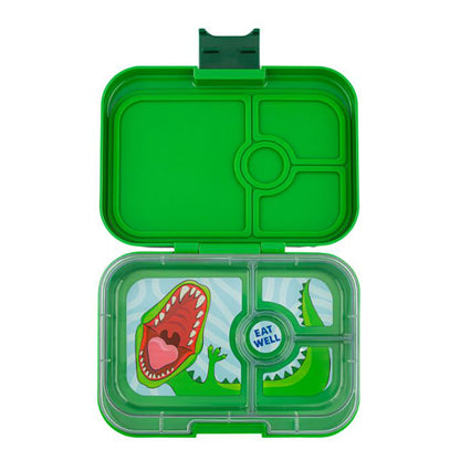 Yumbox madkasse m. 4 rum, Panino, Dino - Jurassic Green