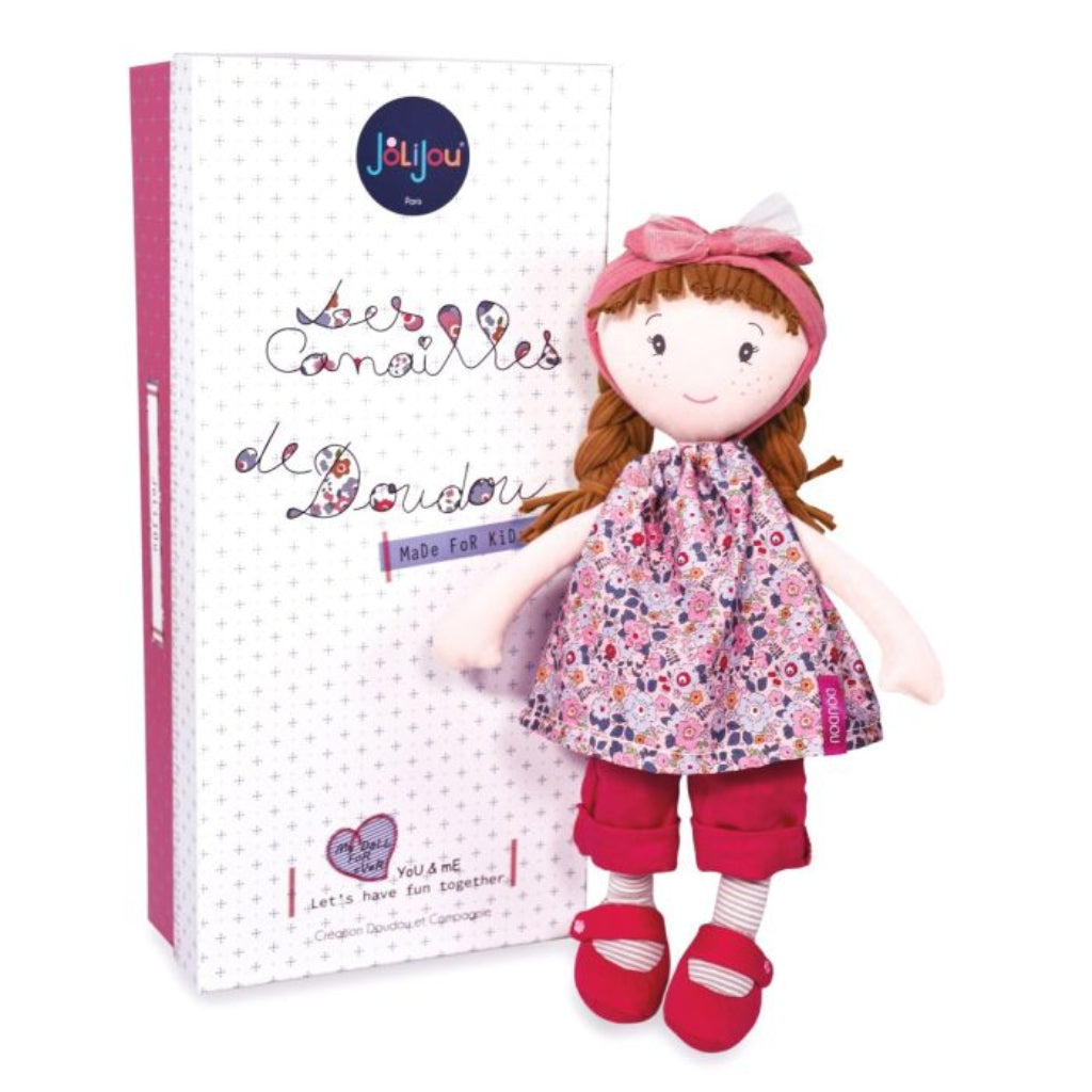 Doudou et Compagnie Dukke Slænget – Capucine, 36 cm (i æske)