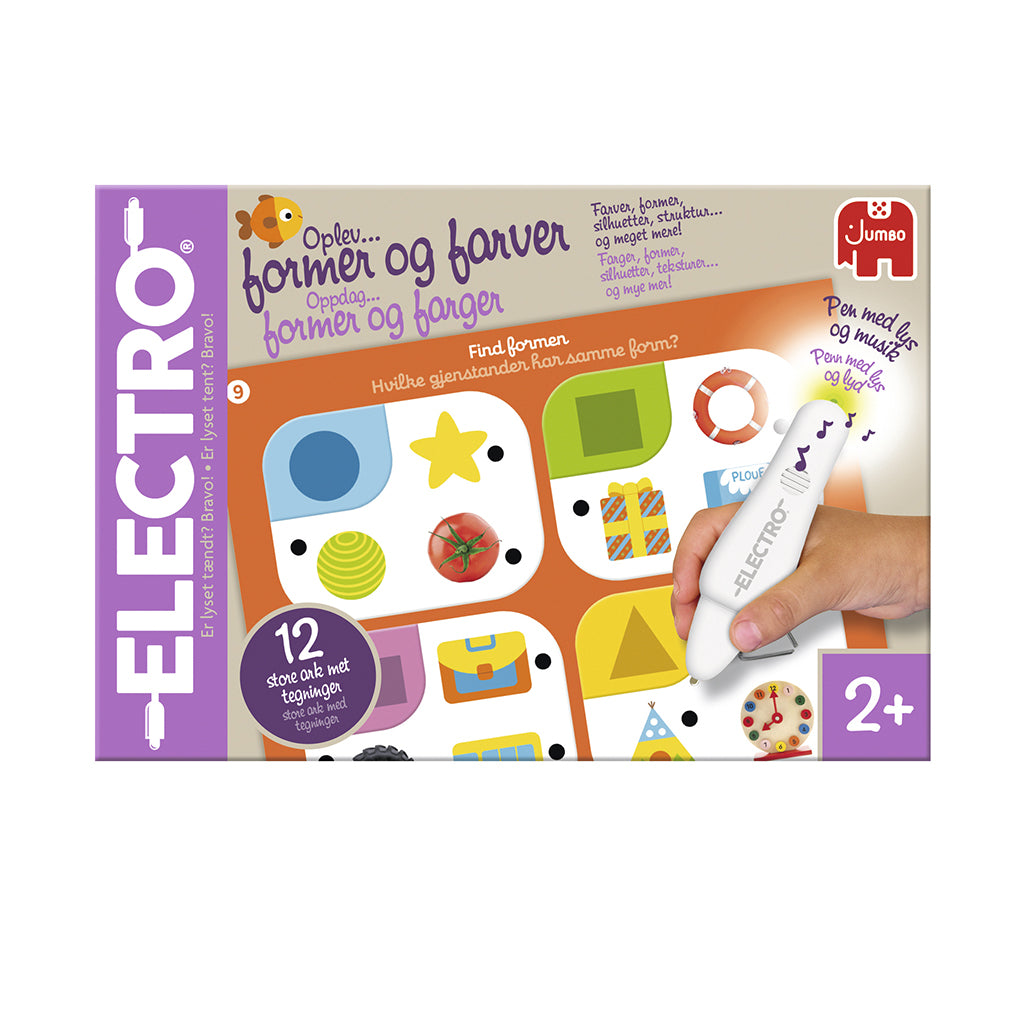 Jumbo Electro Farver og former, leg og lær