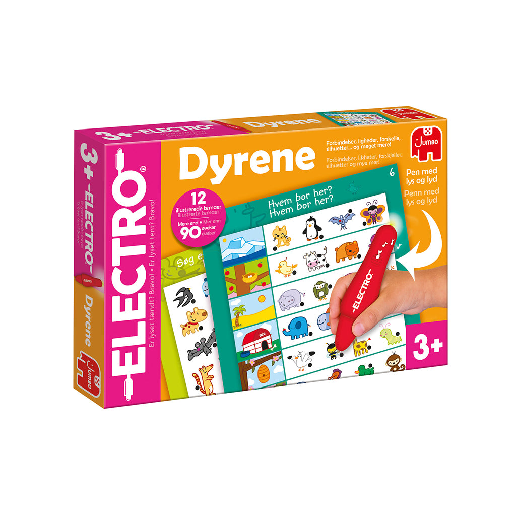 Jumbo Electro, Play and Learn with Light Pen - Animals