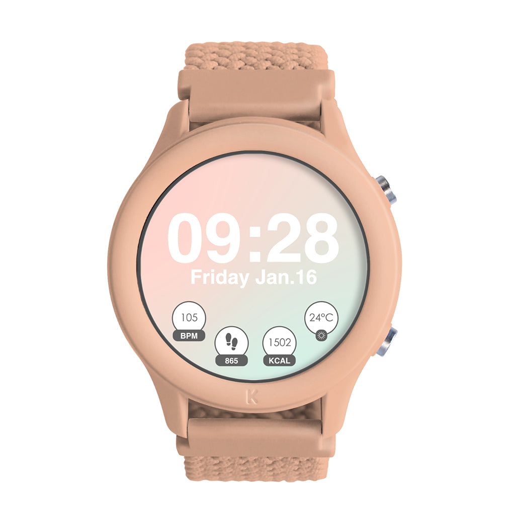 Kidywolf Smartwatch armbåndsur, K-Range - Coral