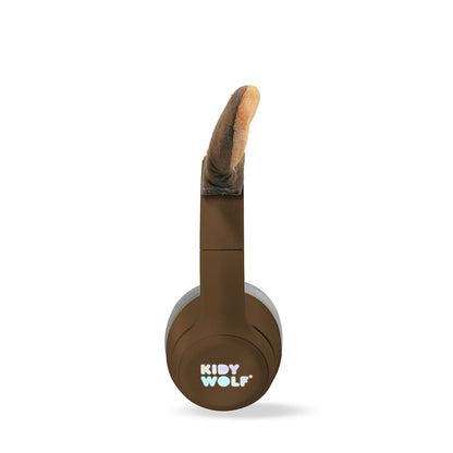 Kidyears Bluetooth Headphones with Magnetic Animal Ears – Bear