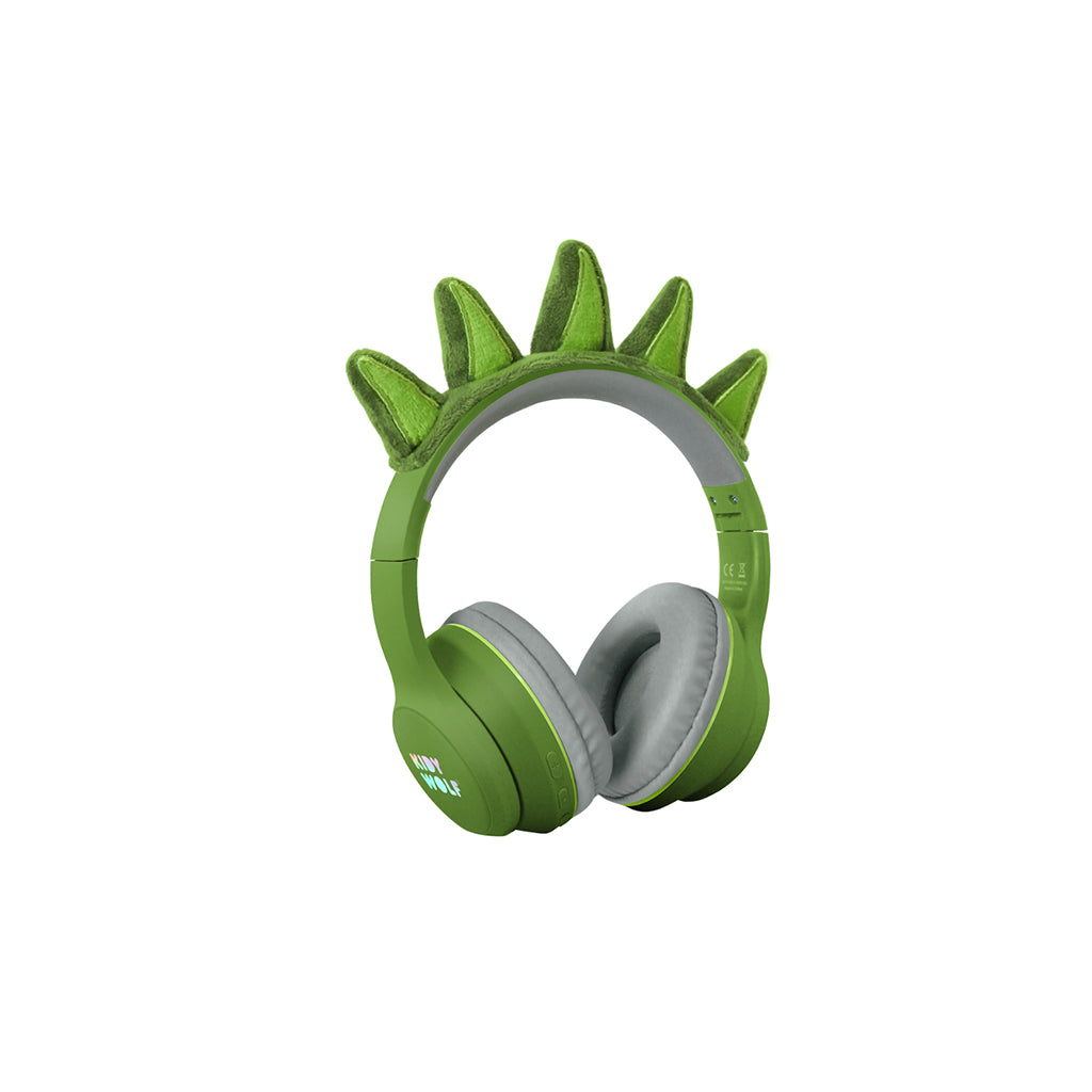 Kidyears - Bluetooth høretelefoner m magnetisk dyreøre - Dino