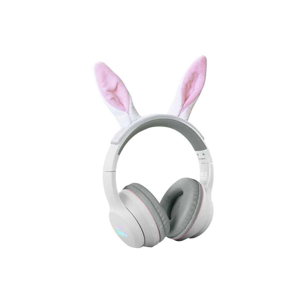 Kidyears Bluetooth høretelefoner m magnetisk dyreøre - Rabbit