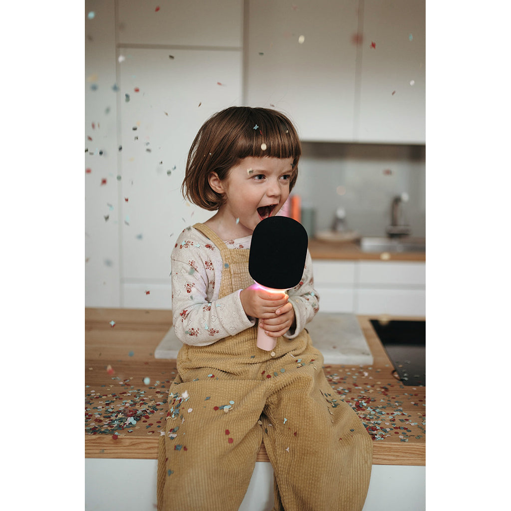 Kidymic All-in-One Microphone for Karaoke and Musical Experiences, Pink