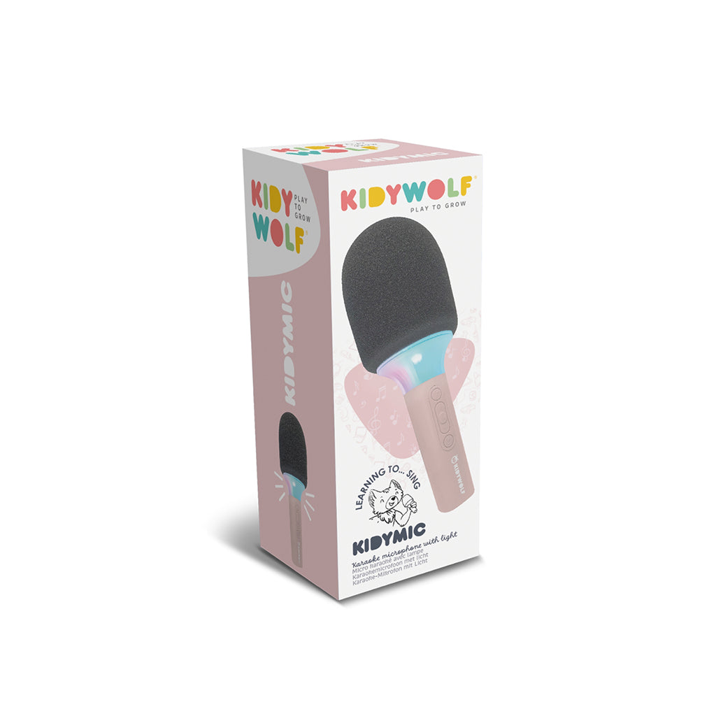 Kidymic All-in-One Microphone for Karaoke and Musical Experiences, Pink