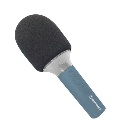 Kidymic Alt-i-én mikrofon til karaoke og musikalske oplevelser, Blue