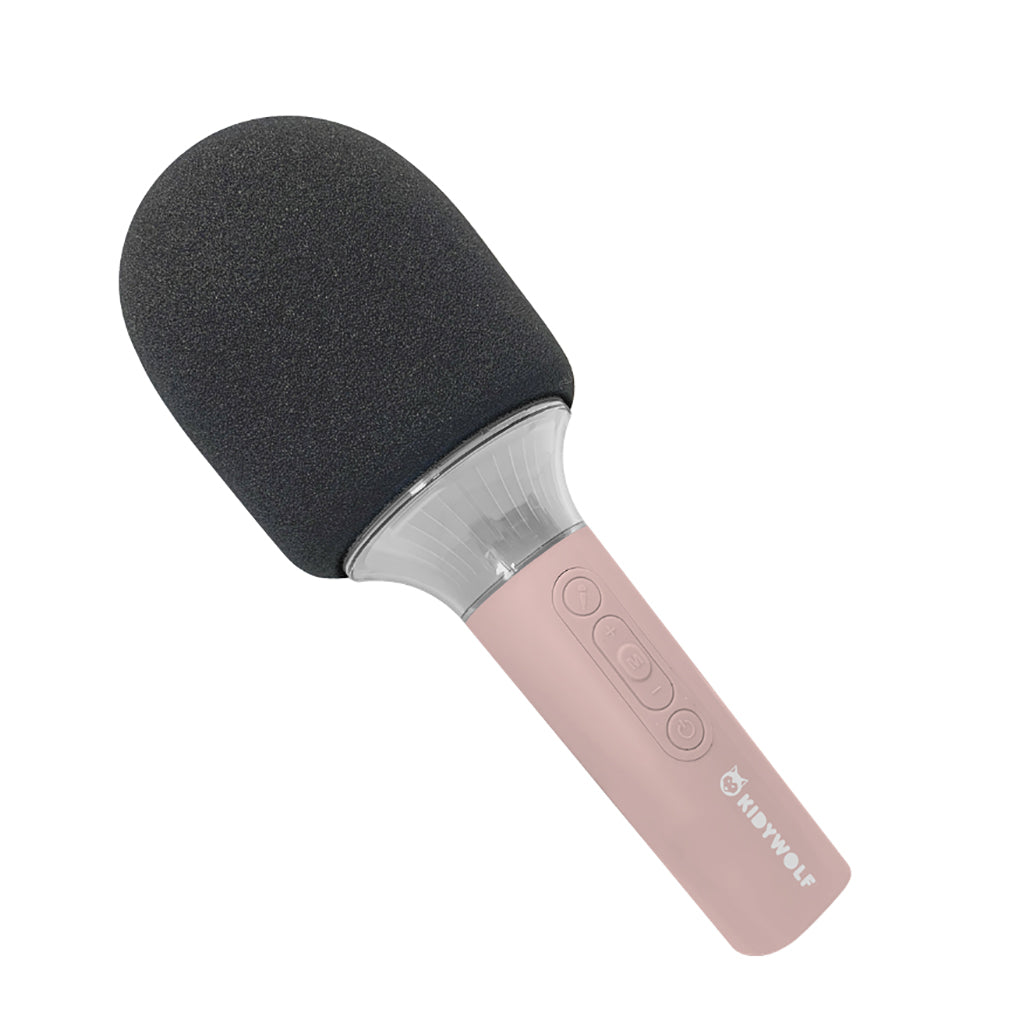 Kidymic Alt-i-én mikrofon til karaoke og musikalske oplevelser, Pink