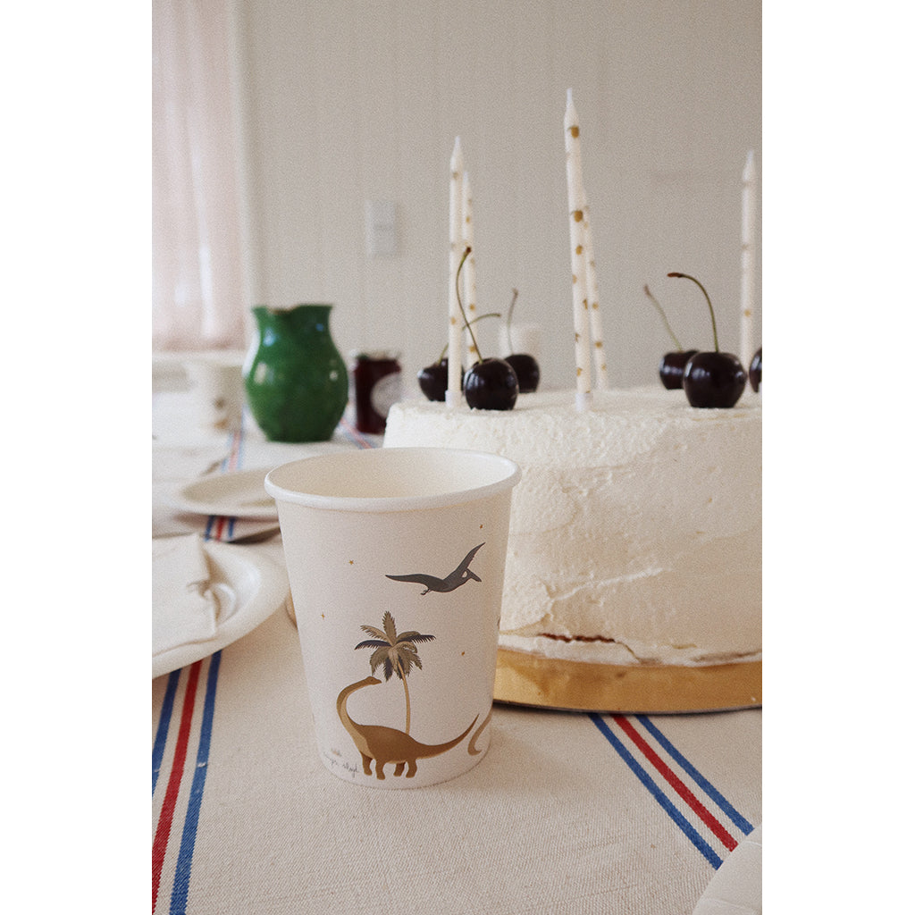 Konges Sløjd Party Set, Dino Kit – For 8 Guests