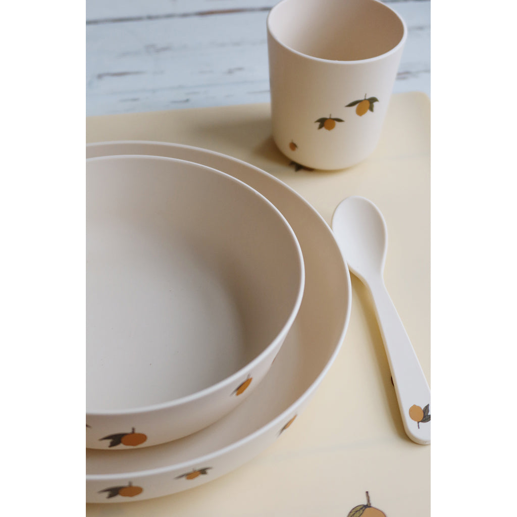 Konges Sløjd Dinner set, 5 dele - Lemon