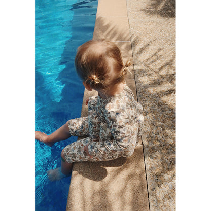 Konges Sløjd Swimsuit, Full Suit with Removable Float Blocks, Safari - Size 9 Months - 4 Years