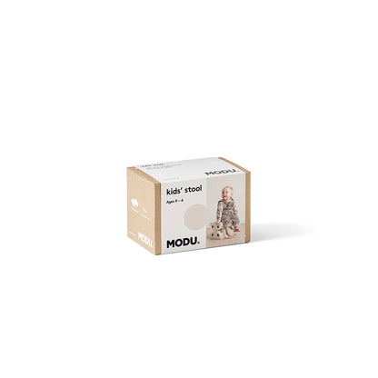 Modu Børneskammel, Sand grey/ honey yellow
