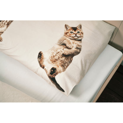 Snurk voksensengetøj, økologisk - Kitten friends