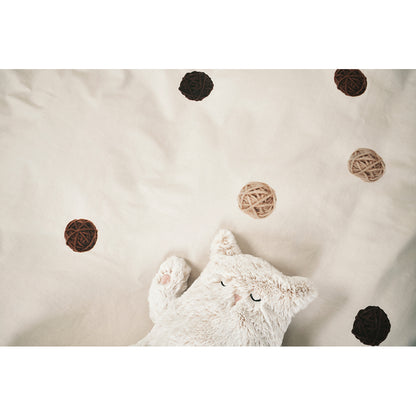 Snurk voksensengetøj, økologisk - Kitten friends