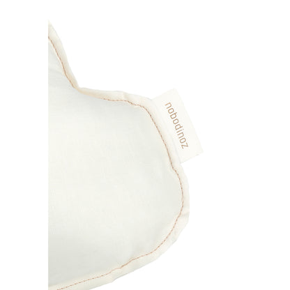 Nobodinoz skypude, vasket fransk hør, fuglebroderi - Off white